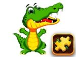 Puzzle cu aligator
